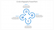 Creative Circle Infographic PowerPoint With Four Nodes