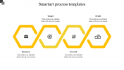 Stunning Smartart Process Templates Presentation Slide