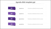 Be Ready To Use Agenda Slide Template PPT Presentation