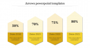 Best Four Arrows PowerPoint Templates For Presentation