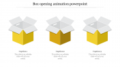 Awesome Box Opening Animation PowerPoint Presentation