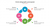 Amazing Circle Infographic PowerPoint Slide Template