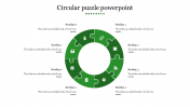Innovative Circular Puzzle PowerPoint For Presentation