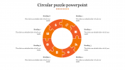 Make Use Of Our Circular Puzzle PowerPoint Presentation