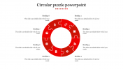 Best Circular Puzzle PowerPoint PPT For Presentation