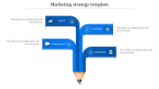 Creative Marketing Strategy Template PPT Presentation Slide