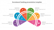 Semi circle investment banking presentation template	