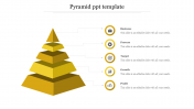 Alluring Pyramid PPT Template For Presentation Slide