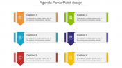 5 Node Agenda PPT Design Template and Google Slides