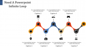 Get PowerPoint Infinite Loop-Seven Nodded Designs.