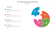 Circular Puzzle PowerPoint For Presentation Template