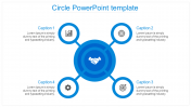 Circle PowerPoint Template Model For Presentation