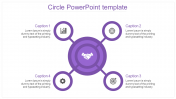 Circle PowerPoint Template Design For Business Presentation