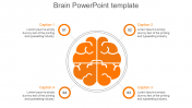 Uses Of Brain PowerPoint Template For Presentation