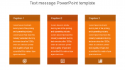 text message powerpoint template model