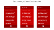 business text message powerpoint template