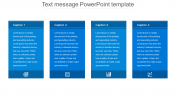 Creative Text Message Powerpoint Template Presentation