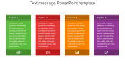 Multicolor Text Message PowerPoint Template Presentation