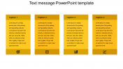 Get Text Message PowerPoint Template Presentation Slides