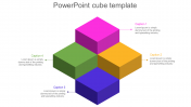 Attractive Powerpoint Cube Template For Presentation