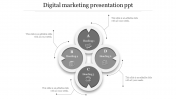 Digital Marketing Presentation PPT With Circular Design