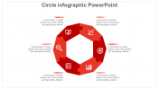Best Circle Infographic PowerPoint With Six Nodes 