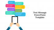 Stunning Text Message PowerPoint And Google Slides Template