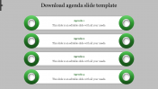 Download Agenda Slide Template Presentation 4-Node