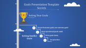 Blue Color Goals PowerPoint Presentation & Google Slides