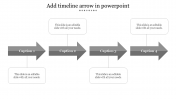 Add Timeline Arrow In PowerPoint Presentation Slides