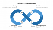 Blue Color PowerPoint Infinite Loop PPT And Google Slides