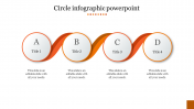 Innovative Circle Infographic PowerPoint with Four Nodes