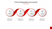 Fantastic Circle Infographic PowerPoint with Four Nodes