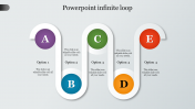 Multicolor PowerPoint Infinite Loop Presentation & Google Slides