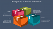 Concise Box Opening Animation PPT Template and Google Slides