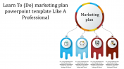 Marketing Plan PowerPoint Template - Multi Color Slide