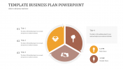 A Three Noded Template Business Plan PowerPoint Presentation