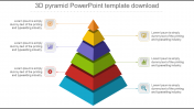 Attractive 3D Pyramid PowerPoint Template Download