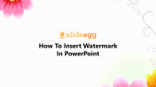 How To Insert Watermark In PowerPoint PPT Template