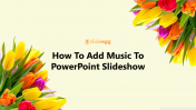 How To Add Music To PowerPoint Slideshow Presentation