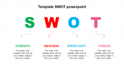 Multicolor Template SWOT PowerPoint Slides Designs