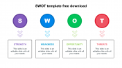 Analyze SWOT Template Free Download Slide Templates