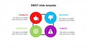 Creative SWOT Slide Template Presentations Designs