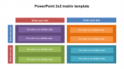 PPT 2x2 Matrix Template for Presentation and Google Slides
