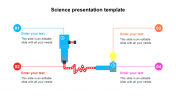 Amazing Science Presentation Template With Four Node