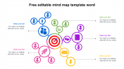 Free Editable Mind Map Word PPT Template &amp; Google Slides