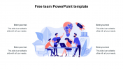 Free Team PowerPoint Template Presentation and Google Slides