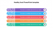 Creative Healthy Food Slideshow PowerPoint Template