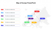 Map of Europe PowerPoint Presentation Slides