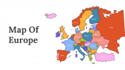 Editable Map Of Europe PowerPoint and Google Slides Themes